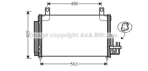 AVA QUALITY COOLING Kondensators, Gaisa kond. sistēma KA5204